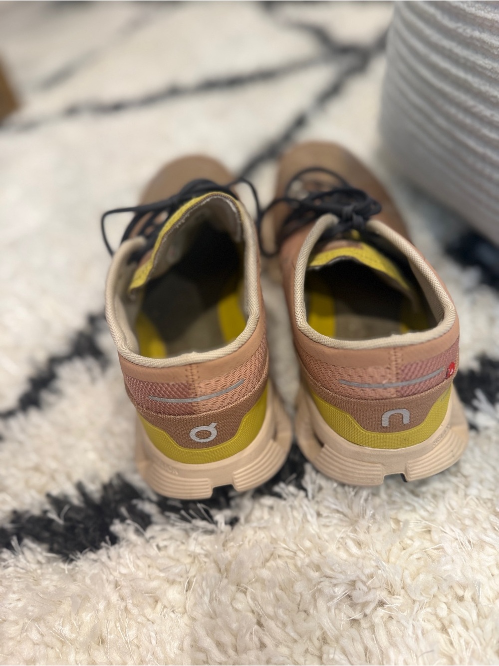 On Cloud X 2 Women’s 9.5 Mocha Sand Brown Yellow Running Sneakers - Picture 10 of 16